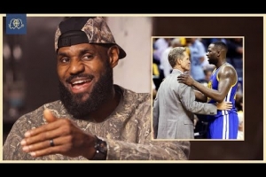 詹姆斯:15年总决赛G4勇士变阵 追梦打首发中锋改变了局势👀